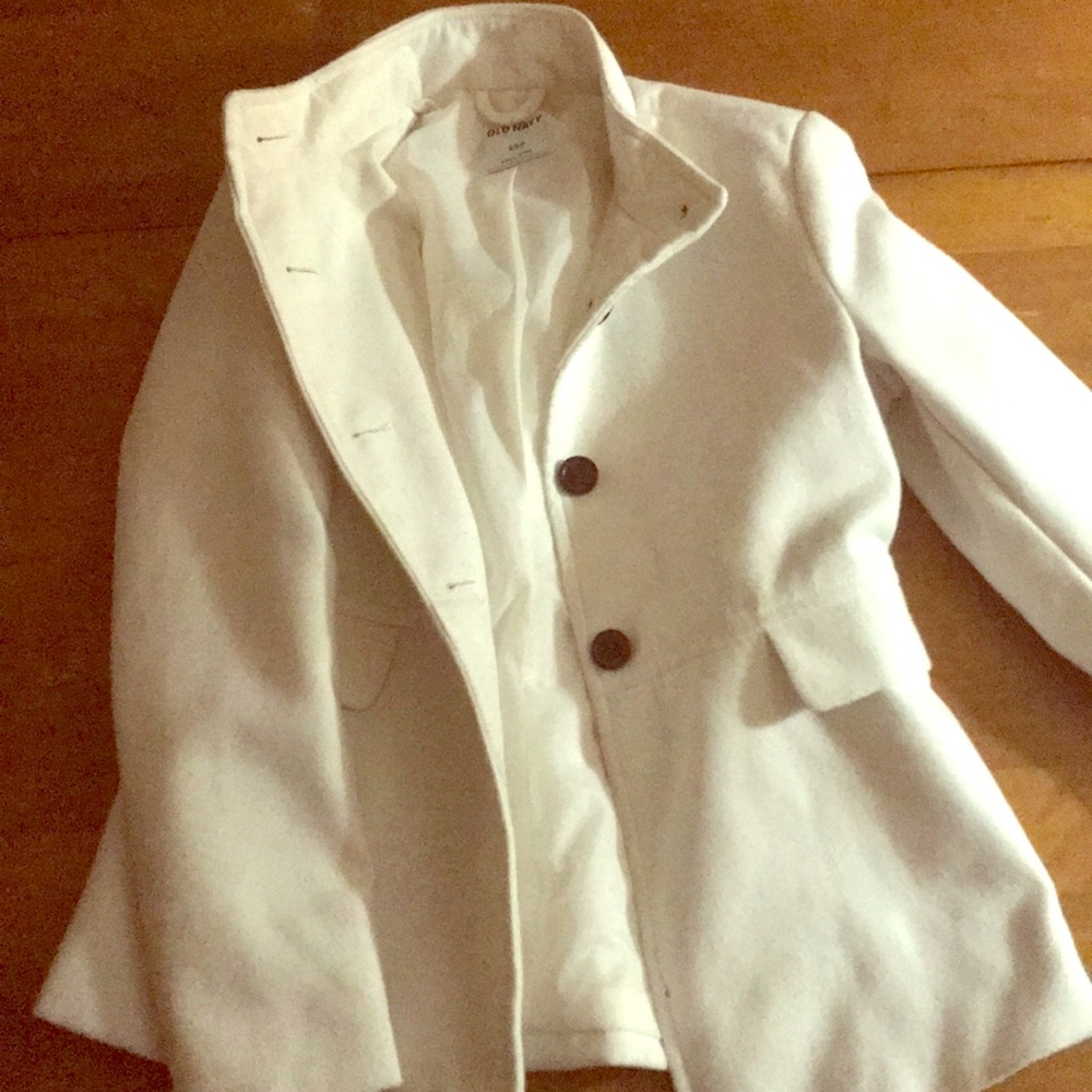 Winter white coat